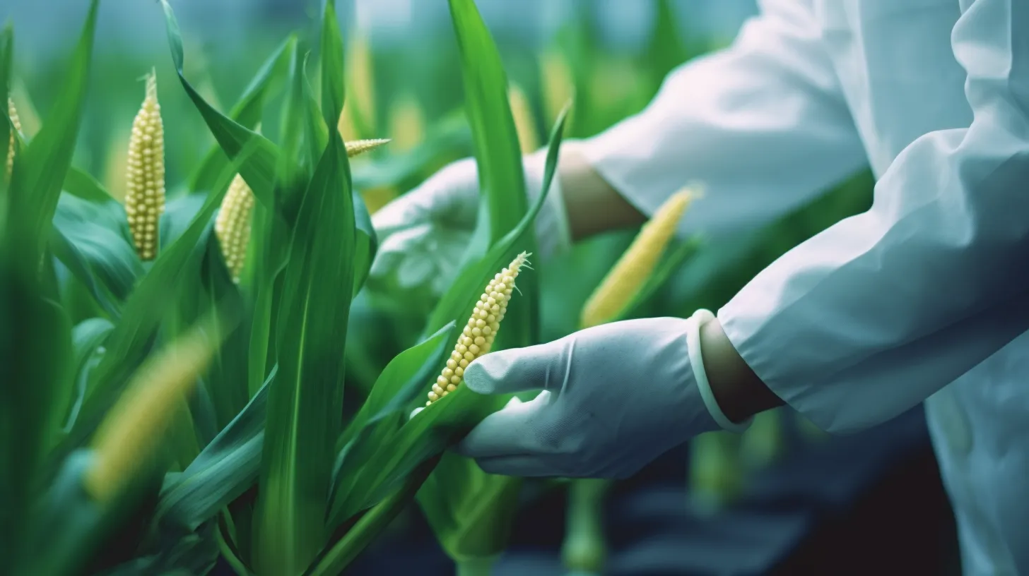 An image highlighting the role of biotechnology in agriculture.